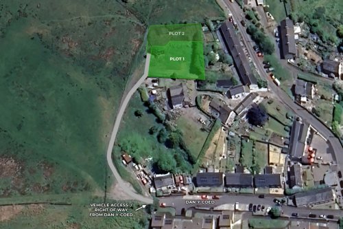 Development site with planning for sale in Merthyr Tydfil