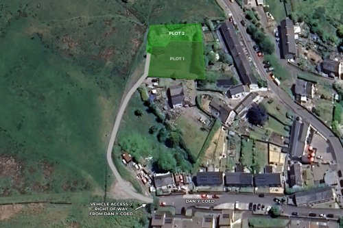 Development plot for sale in Merthyr Tydfil