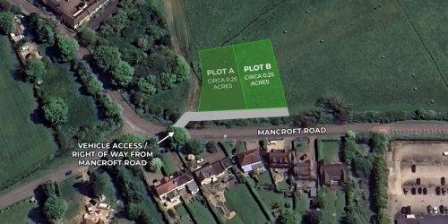 Freehold strategic land plot for sale in Luton