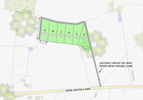 Six freehold plots of land for sale in Redhill