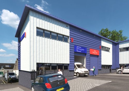 New build industrial units for sale or to let in Romsey