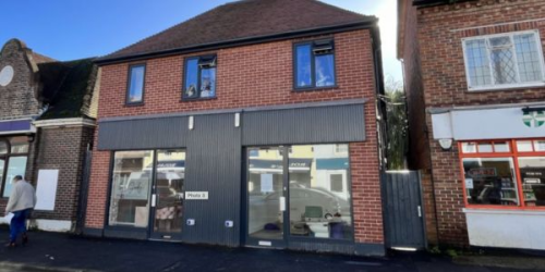 Two commercial units with flats for sale in New Romney