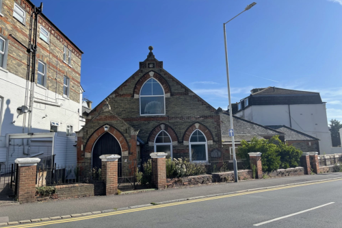 Former church hall for sale in Folkestone