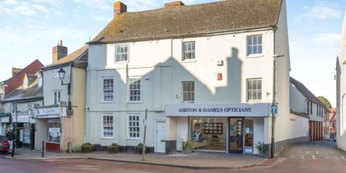 Fully let retail/residential investment for sale in Newent