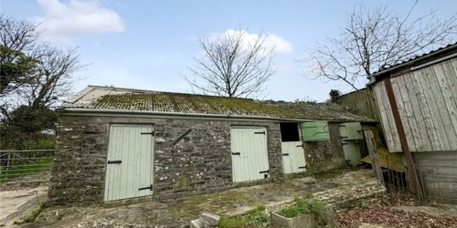 Former calf shed for sale in Liskeard