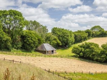 Traditional barn with planning for sale near Bridport